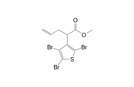 Methyl 2-(2',4',5'-tribromo-3'-thienyl)pent-4-enoate