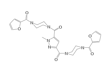 piperazine, 1-(2-furanylcarbonyl)-4-[[5-[[4-(2-furanylcarbonyl)-1-piperazinyl]carbonyl]-1-methyl-1H-pyrazol-3-yl]carbonyl]-
