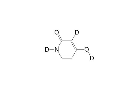 2(1H)-Pyridinone-1,3-D2, 4-(hydroxy-d)-