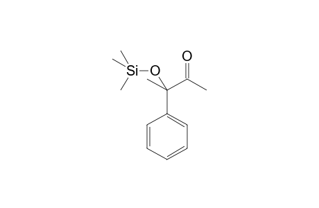 3-Phenyl-3-(trimethylsilyloxy)butan-2-one