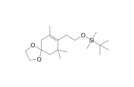 2-[2-(tert-Butyldimethylsilyl)oxy]ethyl]-5,5-(Ethylenedioxy)-1,3,3-trimethyl-1-cyclohexene