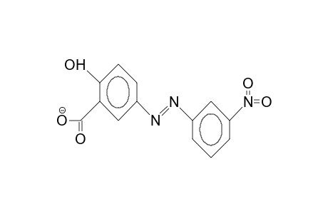 5-(3-Nitro-phenylazo)-salicylate anion