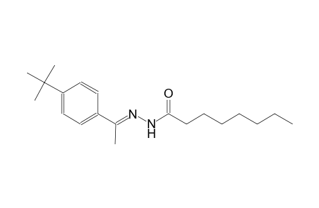 octanoic acid, 2-[(E)-1-[4-(1,1-dimethylethyl)phenyl]ethylidene]hydrazide