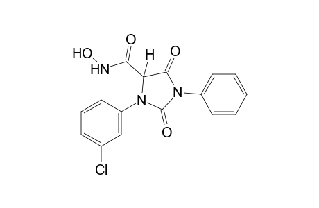 1-(m-chlorophenyl)-2,5-dioxo-1-phenyl-4-imidazolidinecarboxamic acid