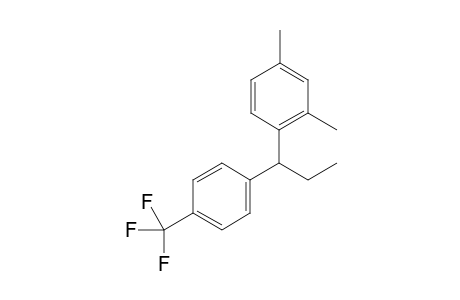 2,4-dimethyl-1-(1-(4-(trifluoromethyl)phenyl)propyl)benzene