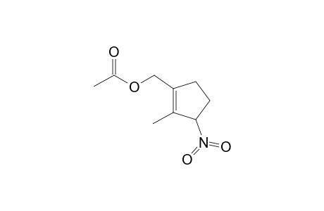 (2-methyl-3-nitro-1-cyclopentenyl)methyl acetate