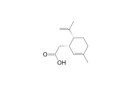 2-[(1S,6R)-3-methyl-6-(1-methylethenyl)-1-cyclohex-2-enyl]acetic acid