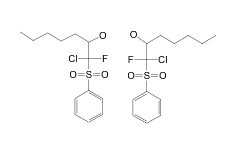 1-CHLORO-1-FLUORO-1-PHENYLSULFONYL-2-HEPTANOL