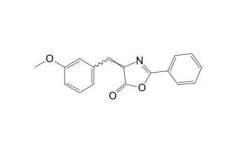 4-(m-methoxybenzylidene)-2-phenyl-2-oxazolin-5-one