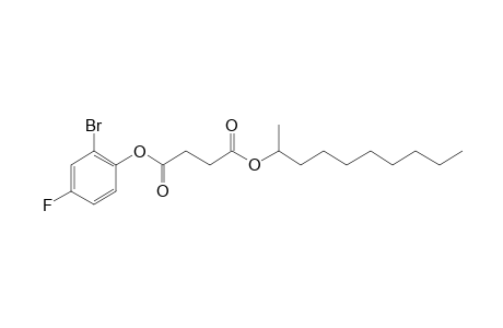 Succinic acid, dec-2-yl 2-bromo-4-fluorophenyl ester