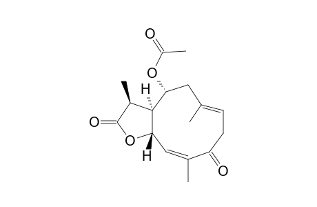 Cyclodeca[b]furan-2,9(3H,4H)-dione, 4-(acetyloxy)-3a,5,8,11a-tetrahydro-3,6,10-trimethyl-, [3S-(3R*,3aS*,4R*,6E,10Z,11aS*)]-