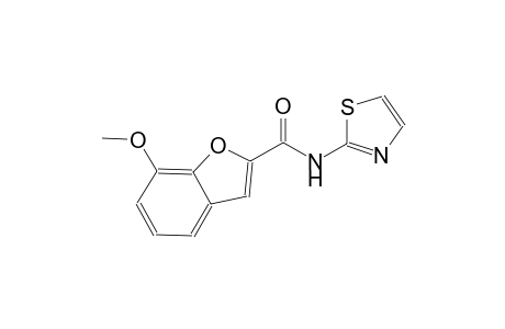 2-benzofurancarboxamide, 7-methoxy-N-(2-thiazolyl)-