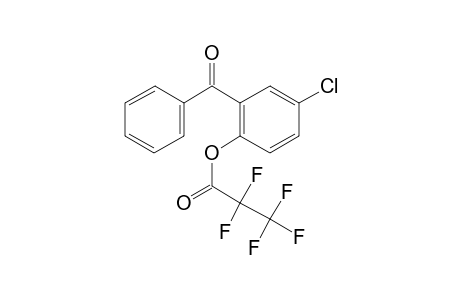 2-Hydroxy-5-chlorobenzophenone, pentafluoropropionate