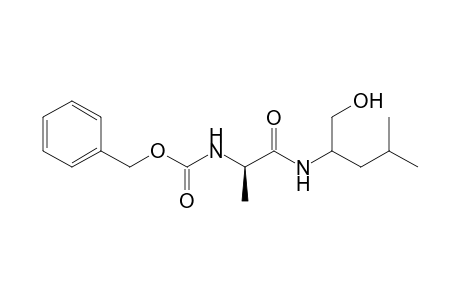 2-[N-(Benzyloxycarbonyl-(R)-alanyl)amino]-4-methylpentan-1-ol