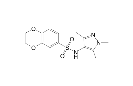 2,3-Dihydrobenzo[1,4]dioxine-6-sulfonic acid, (1,3,5-trimethyl-1H-pyrazol-4-yl)amide