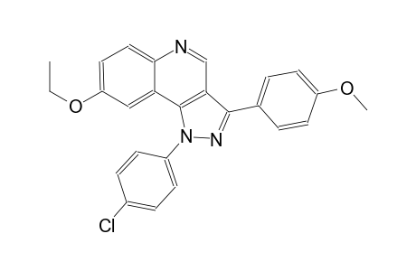 1-(4-chlorophenyl)-8-ethoxy-3-(4-methoxyphenyl)-1H-pyrazolo[4,3-c]quinoline