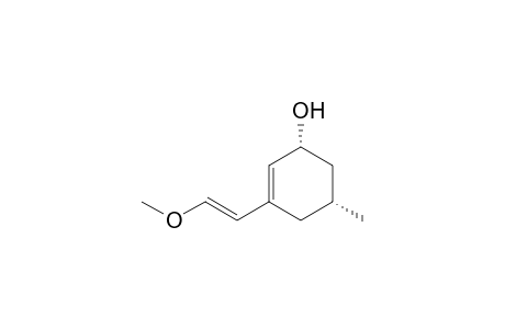 (E,1R*,5R*)-3-(2'-Methoxyvinyl)-5-methylcyclohex-2-enol