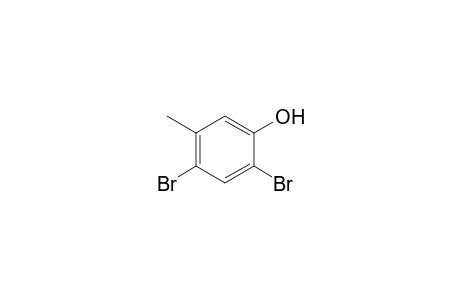 2,4-bis(bromanyl)-5-methyl-phenol
