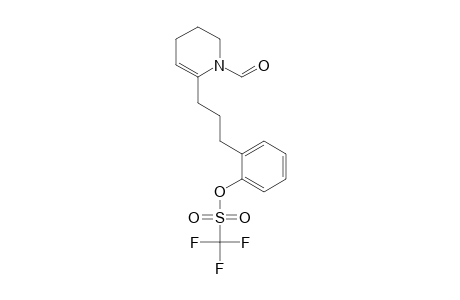 N-Formyl-6-[3-[(2-(trifluoromethanesulfonyl)oxy)phenyl]propyl]-1,2,3,4-tetrahydropyridine