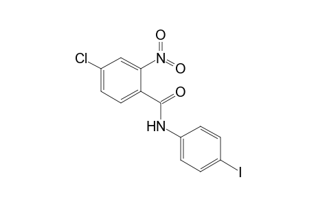4-Chloro-N-(4-iodo-phenyl)-2-nitro-benzamide