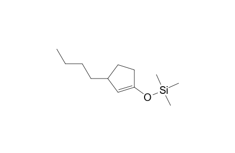 3-Butyl-1-((trimethylsilyl)oxy)-1-cyclopentene