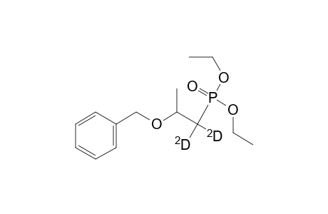 Diethyl (R,S)-2-benzyloxy-1,1-dideuteriopropyl-phosphonate