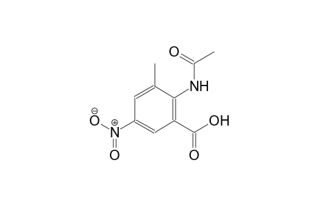 benzoic acid, 2-(acetylamino)-3-methyl-5-nitro-