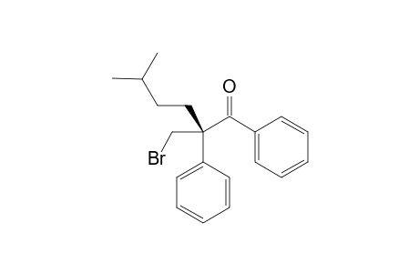 (S)-2-(bromomethyl)-5-methyl-1,2-diphenylhexan-1-one