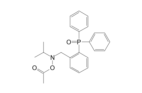 N-BENZYL-(2-DIPHENYLPHOSPHINYL)-N-ISOPROPYL-O-ACETYLHYDROXYLAMINE