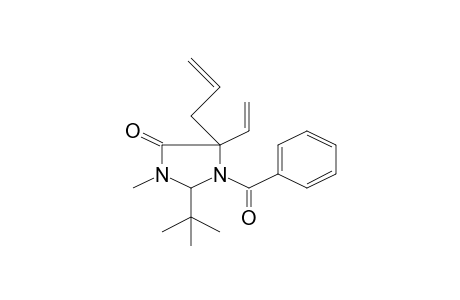 5-Allyl-1-benzoyl-2-tert-butyl-3-methyl-5-vinyl-4-imidazolidinone