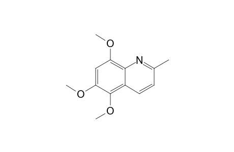 5,6,8-Trimethoxy-2-methylquinoline