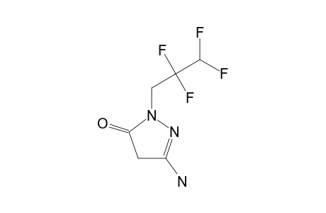 3-amino-1-(2,2,3,3-tetrafluoropropyl)-2-pyrazolin-5-one