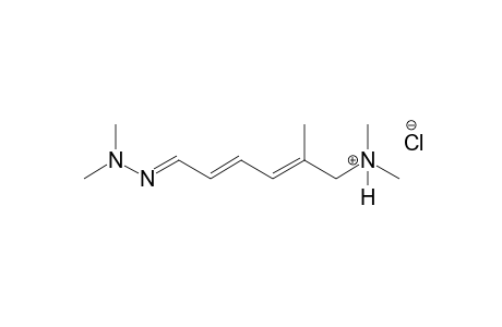 (1E,2E,4E)-6-Dimethylamino-5-methylhexa-2,4-dienal Dimethylhydrazone HCl