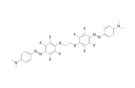 1,2-Bis{4-[4-(dimethylamino)phenylazo]-2,3,5,6-tetrafluorophenylthio}ethane