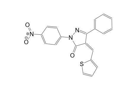 3H-pyrazol-3-one, 2,4-dihydro-2-(4-nitrophenyl)-5-phenyl-4-(2-thienylmethylene)-, (4Z)-
