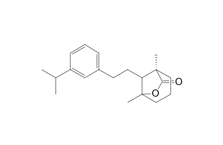 6-Oxabicyclo[3.2.1]octan-7-one, 1,5-dimethyl-8-[2-[3-(1-methylethyl)phenyl]ethyl]-, (1R-syn)-