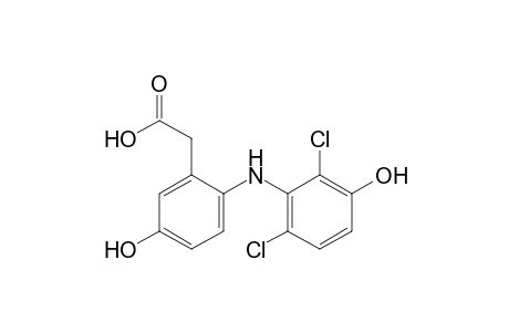 2-(5-hydroxy-2-(N-(3-hydroxy-2,6-dichlorophenyl)amino)phenyl)ethanoic acid