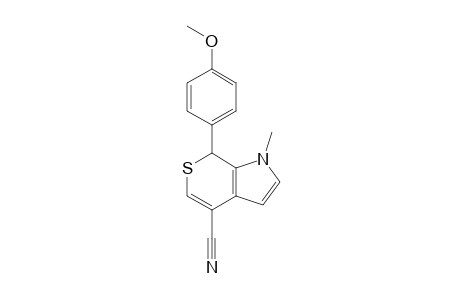 1-N-Methyl-4-cyano-7-(4-methoxyphenyl)-7H-pyrrolo[2,3-c]thiopyran