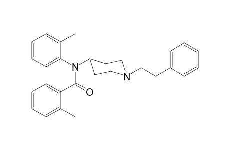N-(2-Methylphenyl)-N-[1-(2-phenylethyl)piperidin-4-yl]-2-methylbenzamide