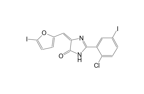 (5E)-2-(2-chloro-5-iodophenyl)-5-[(5-iodo-2-furyl)methylene]-3,5-dihydro-4H-imidazol-4-one
