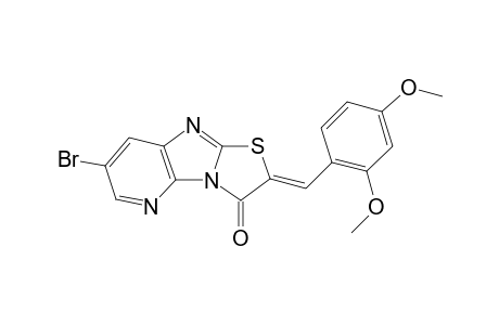 7-Bromo-2-(2,4-dimethoxy-benzylidene)-thiazolo[2',3':2,3]imidazo[4,5-b]pyridin-3-one