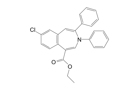 Ethyl 7-chloro-3,4-diphenyl-3H-benzo[d]azepine-1-carboxylate