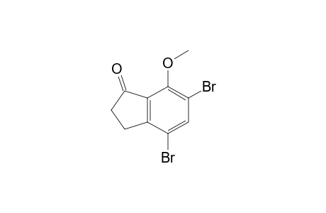 4,6-dibromo-7-methoxy-2,3-dihydroinden-1-one
