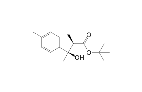 Syn-tert-butyl 3-hydroxy-2-methyl-3-(4-methyl-phenyl)butanoate