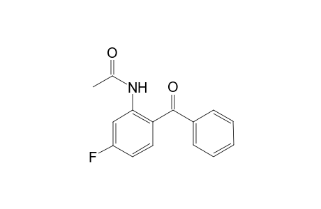 N-(2-benzoyl-5-fluoro-phenyl)acetamide