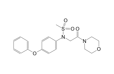 N-[2-(4-morpholinyl)-2-oxoethyl]-N-(4-phenoxyphenyl)methanesulfonamide