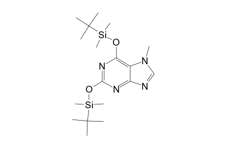 7-Methylxanthine, bis(tert-butyldimethylsilyl) deriv.