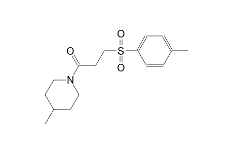 piperidine, 4-methyl-1-[3-[(4-methylphenyl)sulfonyl]-1-oxopropyl]-