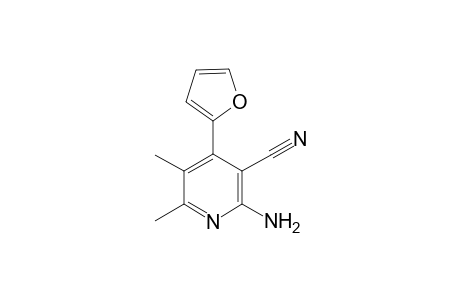 2-Amino-4-(2-furanyl)-5,6-dimethyl-3-pyridinecarbonitrile
