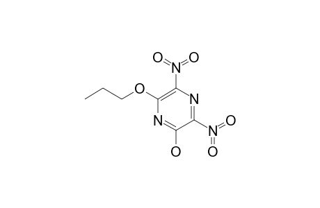 6-PROPOXY-2-HYDROXY-3,5-DINITRO-PYRAZINE